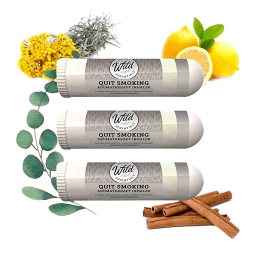 Wild Essentials 3 Pack of Quit Smoking Aromatherapy Nasal Inhalers Made with 100% Natural, Therapeutic Grade Essential Oils to Help You Kick The Habit and Quench The Cravings