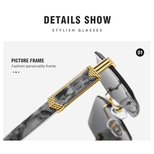 UV400 Protection Sunglasses for Men & Women | Rimless Gradient Lens | for Driving & Outdoor Sports4