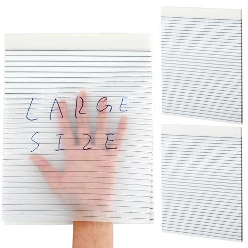 Notes adhésives transparentes de bureau pour révisions étudiantes et schémas