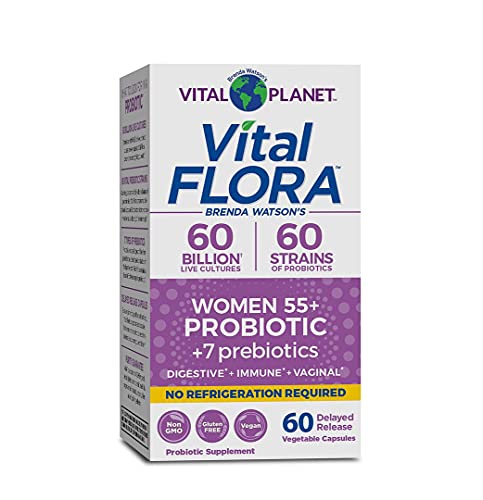 Vital Planet - Vital Flora 60/60 Shelf Stable Women 55+ Probiotic 60 Capsules