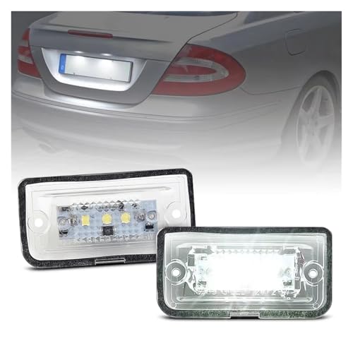 Luz matrícula LED sin error sistema Canbus Benz Clase C CLK SL 2