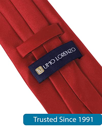 Image of boxed-gifts Clip on Ties for Men - Premium Black Solid Color Clip on Tie