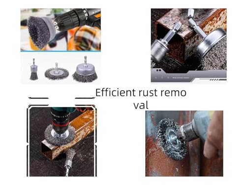 Image of 9-Piece Wire Rust Removal Brush Head Set