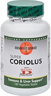 Mushroom Wisdom Super Coriolus with Maitake D Fraction - 120 Tablets