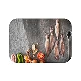 Fabulous Badteppich für Badezimmer, Küche, Kochkunst, Plancha, traditionell, Maße: 60 x 40 cm