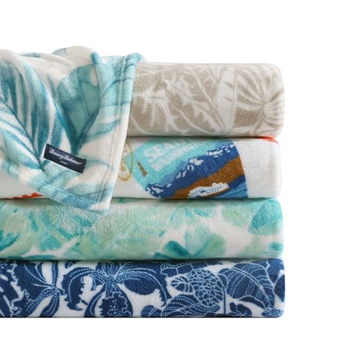 Tommy Bahama - Manta de Felpa Suave para Cama y Sofá, 50 x 70 miniatura 5