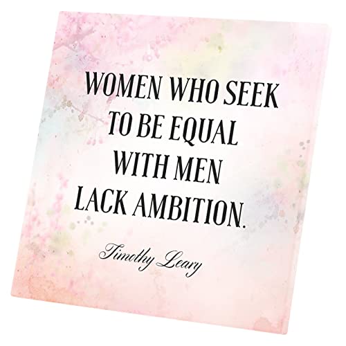 Toile imprimée Timothy Leary Women Ambition citation motivation 60cm