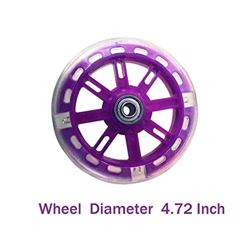 Image of training wheels flash mute wheel bicycle stabiliser mounted Kit compatible for bikes of 12 14 16 18 20 Inch, 1 Pair
