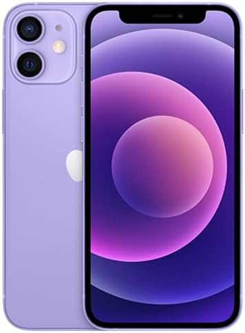 Apple iPhone 12 Mini, 64GB, Purple - Unlocked (Renewed)