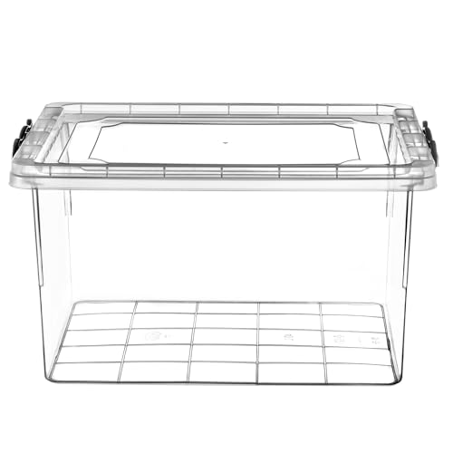 KADAX Transportbox 40L für Rähmchen, Aufbewahrungsbox 54 x 38 x 28,5 cm mit Deckel zur sicheren Aufbewahrung und zum Transport von Honig