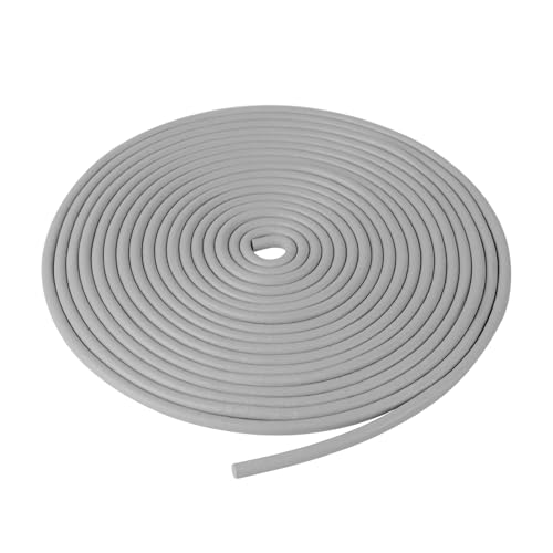 Gukvozi Backer Rod 1/4 Inch 26 FT Rubber Foam Caulk Saver Concrete Expansion Joint Filler Weather Strip Seal for Gaps and Joints Gray (Gray-26FT)