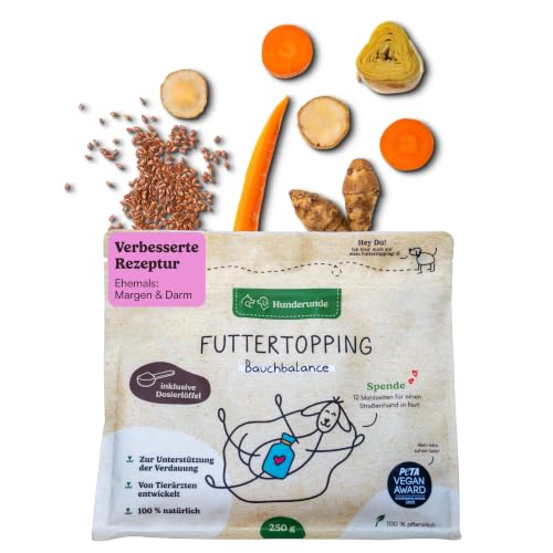 Hunderunde Futtertopping Bauchbalance 250g Magen & Darm
