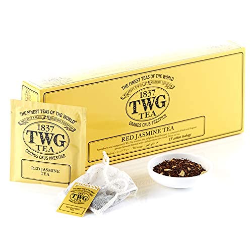 TWG Singapore - Luxury Teas - Red Jasmine Tea - 15 Hand sewn pure cotton tea bags TWG Singapore - Luxury Teas - Red Jasmine Tea - 15 Hand sewn pure cotton tea bags