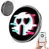 Digital Display Pin Badge for Backpack, Customizable Animated Photo Design, Wearable Novelty Accessory with Touch Control, Unique Personalized Style Pin, Wearable Badge for Backpack & Personal Style