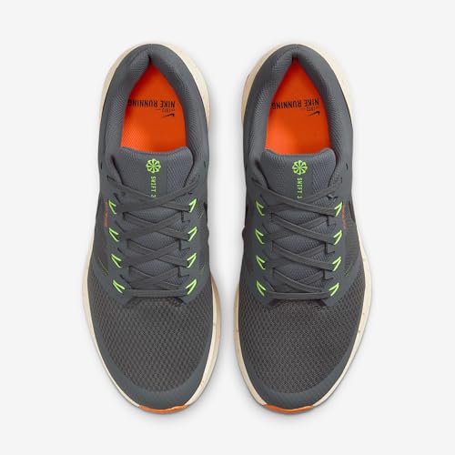 Nike Run Swift 3 Men's Road Running Shoes (HV5226-068, Iron Grey/Total Orange/Volt/Black)4