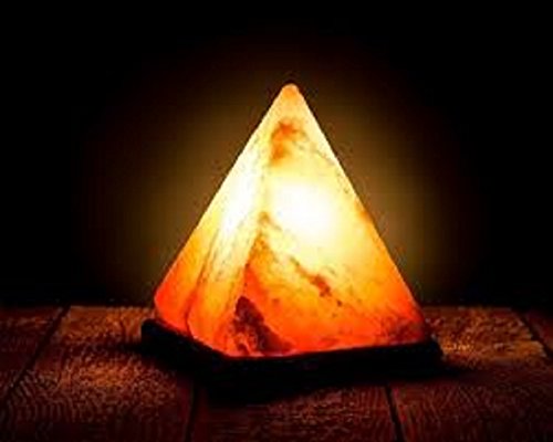 Himalaya Rock Salt Lamp (Pyramid Shape) For Welleness