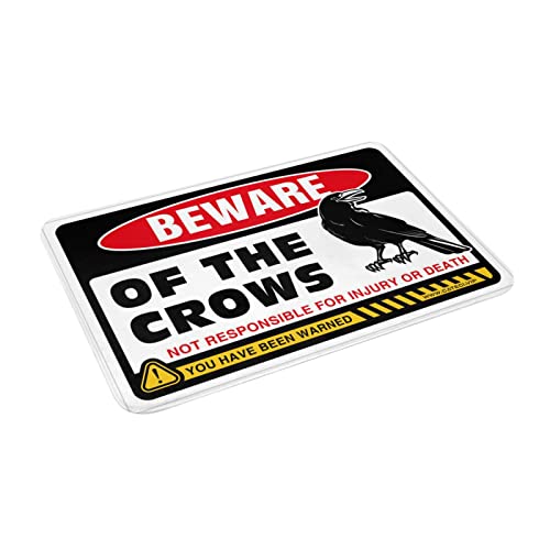 Paillasson extérieur Beware of Crows | Tapis d'entrée 65x90