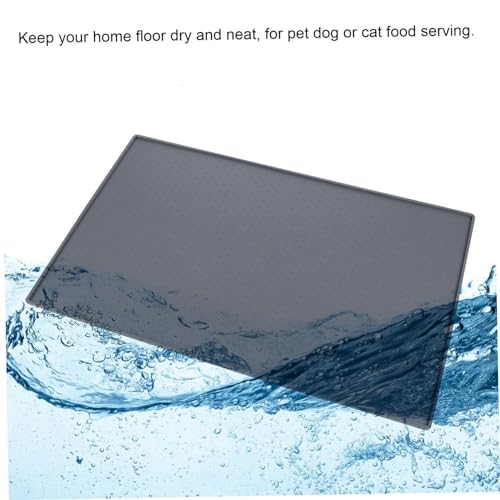 Tapete de Tigela de Silicone para Animais de ??o Antiderrapante Reutilizável à Prova D'água Ra??o p