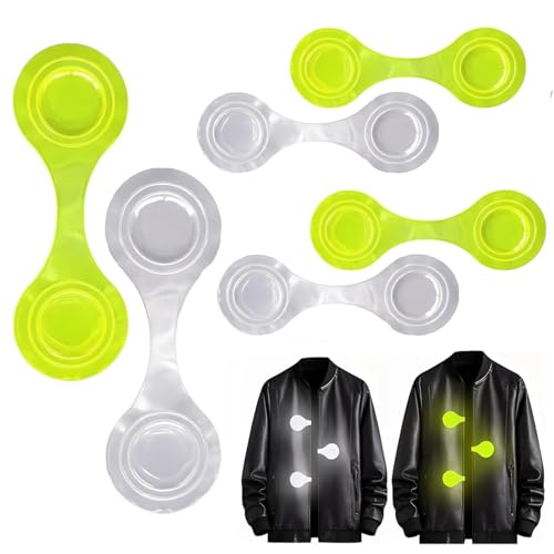 FeiOne 6 Stück Magnetische Sicherheitslicht Led Clip, Reflektoren,...
