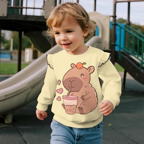 Long Sleeve Shirts for Girls Fall Sweatshirts Winter Clothes Age 1-84