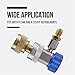 Lichamp Car A/C R1234YF R134A Adapters, AC R134 R1234 R 134A 1234YF Quick Couplers Connectors Kit