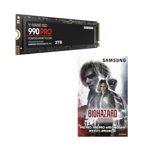 Samsung 990 PRO 2TB �o�C�I�n�U�[�h ���N�C�G�� �X�e�b�J�[�t PCIe Gen 4.0 x4 (�ő�]�����x 7,450MB/�b) NVMe M.2 (2280) ���� SSD MZ-V9P2T0B-IT/BHRSTK �������K�ۏؕi
