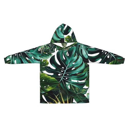 Couverture à capuche tropicale pour vos soirées télé hivernales