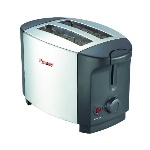 Prestige PPTSKS 750-Watt Pop-up Toaster (Silver/Black)