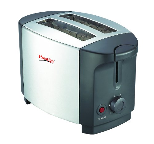 Prestige PPTSKS 750-Watt Pop-up Toaster (Silver/Black)