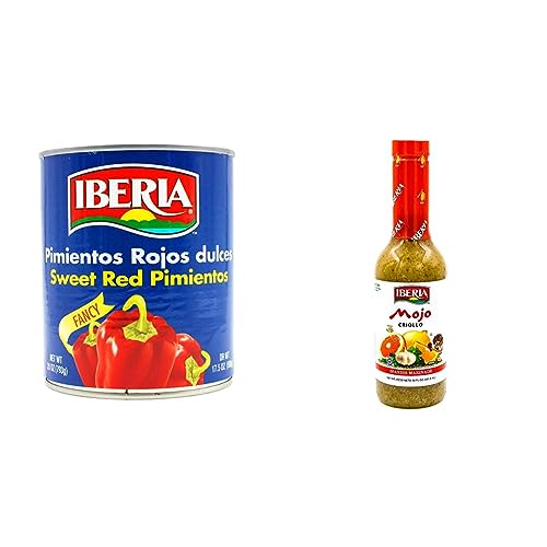 Iberia Sweet Red Pimientos 27.5 oz + Iberia Mojo Criollo Spanish Marinating Sauce 20 fl oz image 2