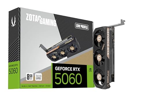 Image of ZOTAC Gaming GeForce RTX 5060 Low Profile DLSS 4 8GB GDDR7 128-bit 28 Gbps PCIE 5.0 Gaming Graphics Card, SFF-Ready Low-Profile Compact Card, ZT-B50600L-10A
