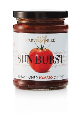 The Carved Angel - Sunburst, Old Fashioned Tomato Chutney - Sweet Chutney, Infused with Spices - Perfect for Mediterranean & Mexican Food, Rice Dishes, Curries - 325g