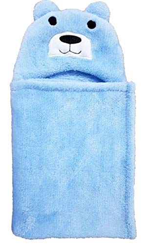 Image of First Kick Baby Blankets New Born Pack of Hooded Wrapper Sleeping Bag and Baby Bath Towel for 0-6 Months Baby Boys and Baby Girls