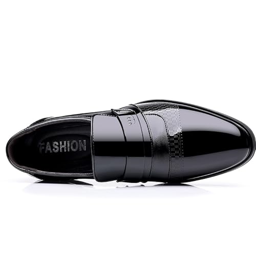 Men's Dress Shoes Casual Oxford Slip on Shoes Business Formal Tuxedo Shoes2