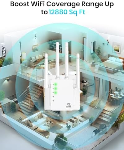 WiFi Extender Signal Booster - Dual Band 5.0G&2.4G, for Faster Speed — view 2