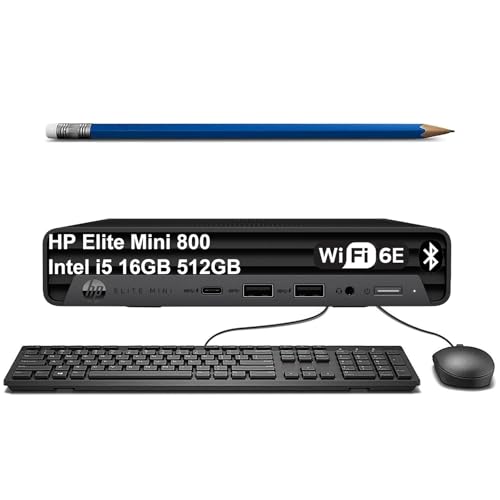 HP Elite Mini 800 G9 �r�W�l�X�f�X�N�g�b�vPC (Intel Core i5-12500T (> i7-11800H)�A16GB DDR5 RAM�A512GB SSD�AUHD Graphics 770)�AMFF�ADP�|�[�g2�AHDMI