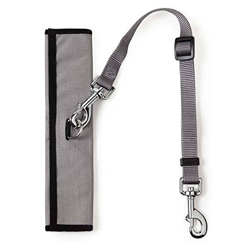 Ride Right Dog Seatbelt Car Safety Connector Wrap Strap Secure Clip Choose Color(Khaki)