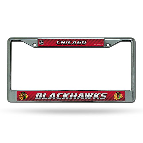 Rico Industries Standard Chrome License Plate Frame 6 x 12.25-inches