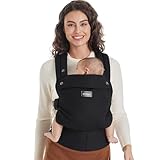 Momcozy Porte-bébé, pur coton doux pour la peau de bébé, design ergonomique pour enfan...