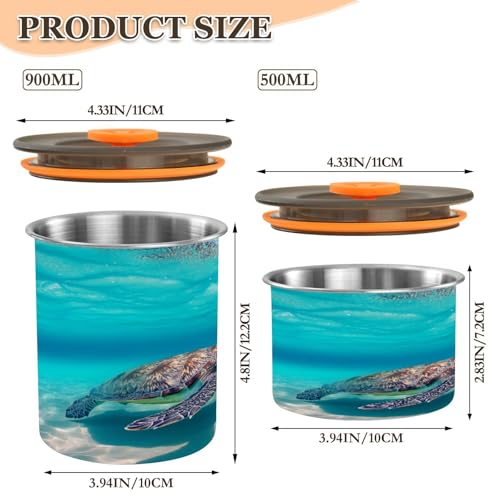 Envase hermético de acero inoxidable para café 30oz miniatura 2