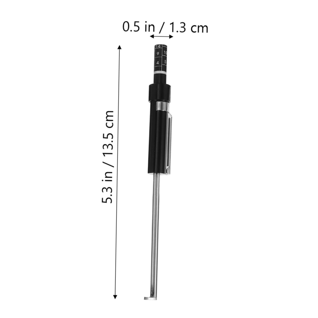 PRETYZOOM 2pcs Brake Pad Tester Tool Accurate Thickness Gauge for Car Brake Pads Detection Pen for Precise Wear Assessment Essential Automotive Tool for Safe Driving