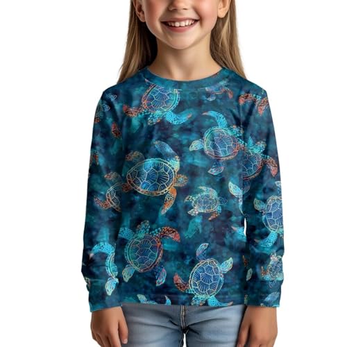 Upetstory Long Sleeve Shirt for Boys Girls Tee Tops Size 3-16 Years Old2