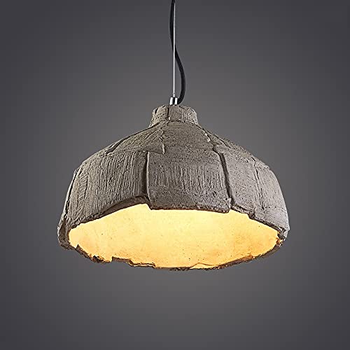 Lustre en ciment fait maison avec un moule silicone créatif