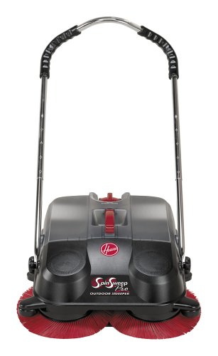 Hoover L1405 SpinSweep Pro Indoor Outdoor Sweeper with Swivel Casters
