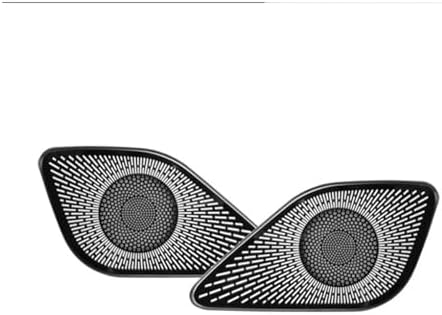 Compatible with Kia Compatible with Sportage NQ5 Door A-Pillar Speaker Cover Small Horn Trim Sticker Car Interior Styling Moulding 2pcs Interior Decoration(Black)