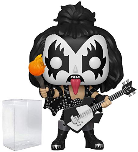 Funko Pop! Rocks: Kiss - The Demon (Gene Simmons) Funko Pop! Vinyl Figure (Includes Compatible Pop Box Protector Case)
