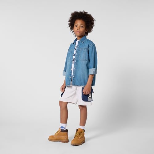 Bermudas para niño en tejido resistente color gris Timberland 2