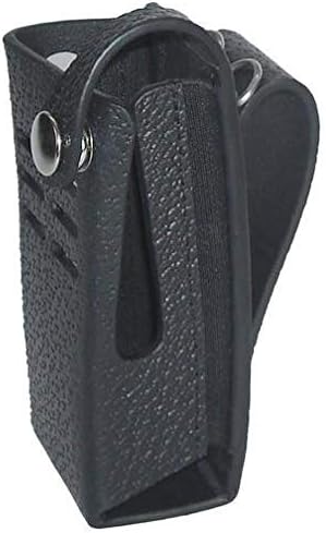 Leather Carry Case for PMLN5864A Two Way Radio - with Fixed Belt Loop (Non-Display)