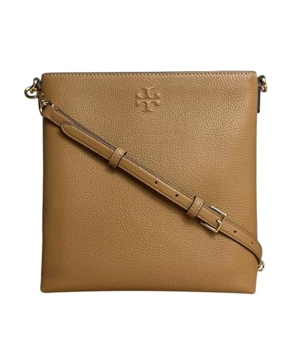 Tory Burch Women's 15630 Thea Swingpack Pebbled Leather Crossbody Shoulder Bag, (Tiramisu)3