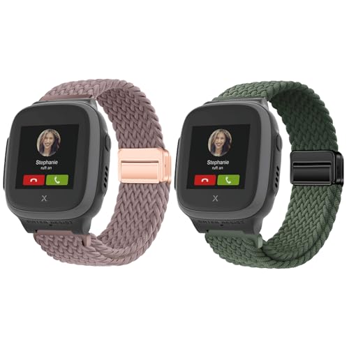 Harikiri - Harikiri Woven Magnetic Bands (2 Pack) for XPLORA X5, X5 Play, XGO3, XGO2 - Soft Nylon Quick Release Replacement Wristbands - Best Deal on Amazon